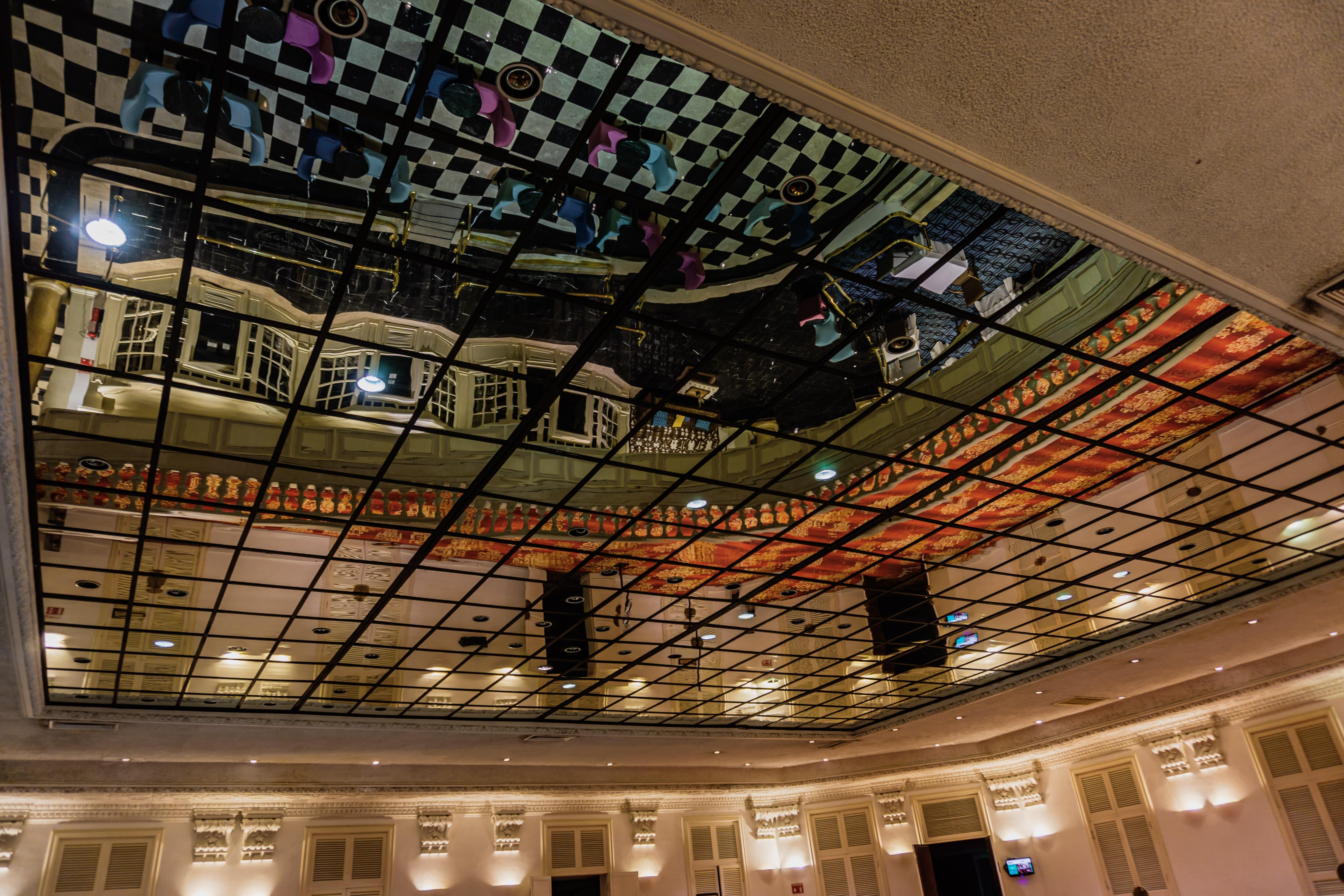 Gamma Monterrey Gran Hotel Ancira Exteriér fotografie The ceiling of the main hall
